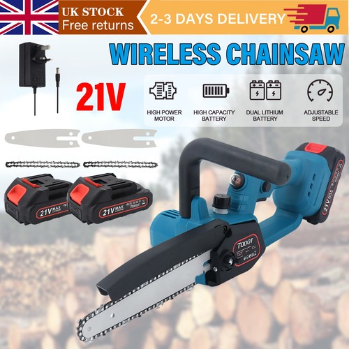 21v cordless chainsaw - 10'',