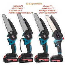 2 Batteries 6/8'' 4000W Mini